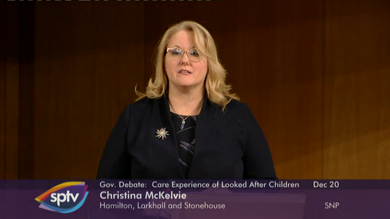 Christina McKelvie Children in Care
